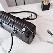 Okify Loewe Panta Amazona Cropped Bag Dark Brown 30.5x15x9cm - 5