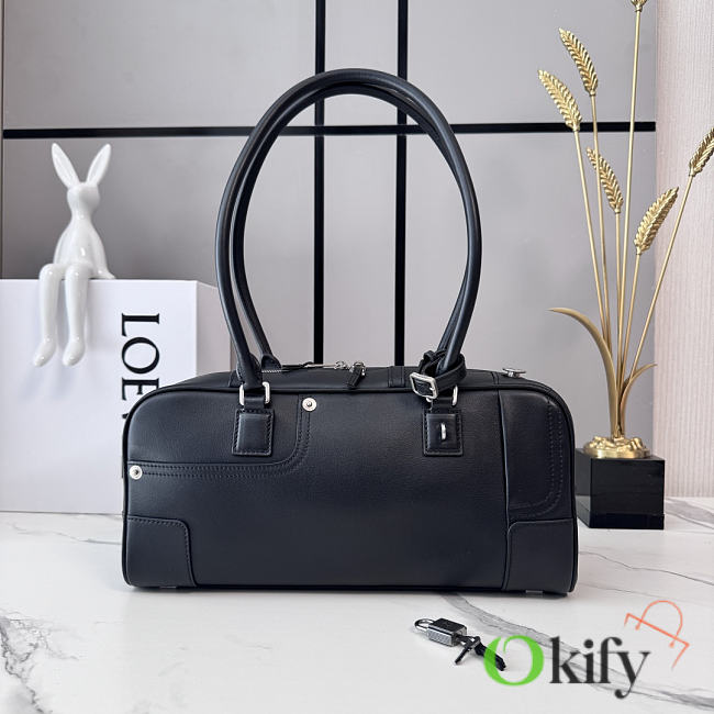 Okify Loewe Panta Amazona Cropped Bag Black 30.5x15x9cm - 1