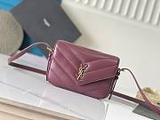 Okify YSL LouLou Toy Bag Red Burgundy 21x14x5cm - 1