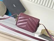 Okify YSL LouLou Toy Bag Red Burgundy 21x14x5cm - 4