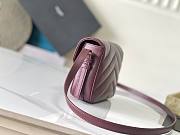 Okify YSL LouLou Toy Bag Red Burgundy 21x14x5cm - 5