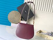 Okify YSL Voltaire Top Handle Bag Red Burgundy 21x17.5x8cm - 6