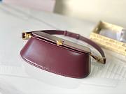 Okify YSL Voltaire Top Handle Bag Red Burgundy 21x17.5x8cm - 5
