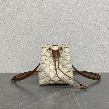 Okify Celine Sailor Bag White 17.5x13.5x11cm