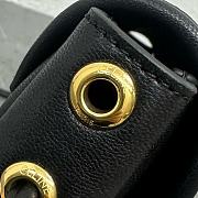 Okify Celine Halfmoon Soft Triomphe Small Bag Black 25x13x5cm - 6