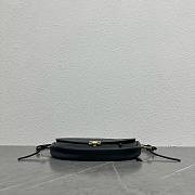 Okify Celine Halfmoon Soft Triomphe Small Bag Black 25x13x5cm - 3