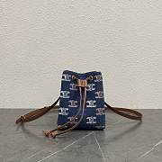 Okify Celine Sailor Bag Denim 17.5x13.5x11cm - 1
