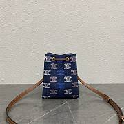Okify Celine Sailor Bag Denim 17.5x13.5x11cm - 5