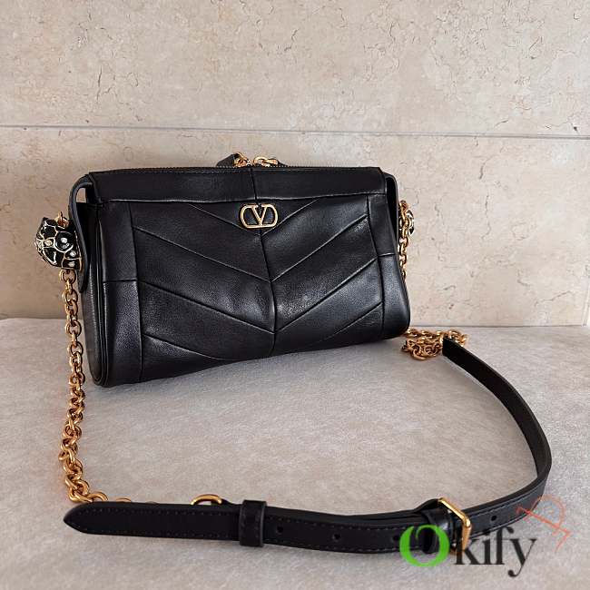 Okify Valentino Garavani Panthea Bag Black 24x14x6cm - 1