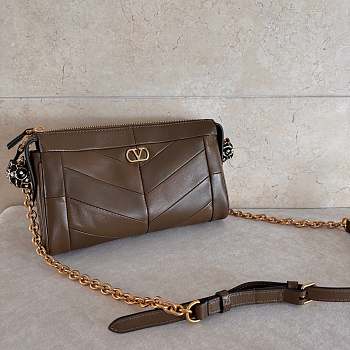 Okify Valentino Garavani Panthea Bag Brown 24x14x6cm