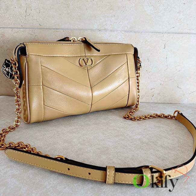 Okify Valentino Garavani Panthea Bag Beige 24x14x6cm - 1