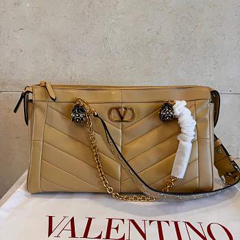 Okify Valentino Garavani Panthea Bag Beige 33x19.5x9cm
