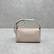 Okify MiuMiu Leather Bag Beige 5734 19x18x10cm  - 3
