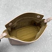 Okify MiuMiu Leather Bag Beige 5734 19x18x10cm  - 6