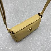 Okify MiuMiu Leather Bag Yellow 5734 19x18x10cm  - 3