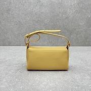 Okify MiuMiu Leather Bag Yellow 5734 19x18x10cm  - 6