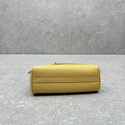 Okify MiuMiu Leather Bag Yellow 5734 19x18x10cm  - 5