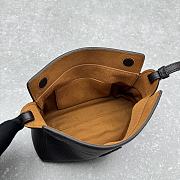 Okify MiuMiu Leather Bag Dark Brown 5734 19x18x10cm  - 5