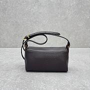 Okify MiuMiu Leather Bag Dark Brown 5734 19x18x10cm  - 2