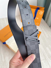 Okify Louis Vuitton Damier Full Black Belt 4cm 7850 - 4