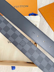 Okify Louis Vuitton Damier Full Black Belt 4cm 7850 - 3