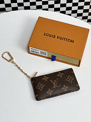 Okify Louis Vuitton Brown Monogram Pouch M62650 12x7cm  - 4