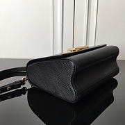 Okify Louis Vuitton Twist MM Bag In Black Epi 23x17x9.5cm - 2