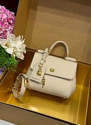 Okify Dolce & Gabbana My Sicily Medium Bag White 21x19x14cm - 1