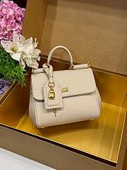 Okify Dolce & Gabbana My Sicily Medium Bag White 21x19x14cm - 6