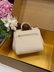 Okify Dolce & Gabbana My Sicily Medium Bag White 21x19x14cm - 3