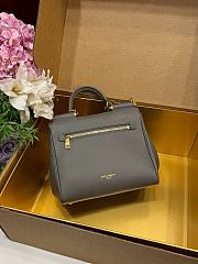 Okify Dolce & Gabbana My Sicily Medium Bag Dark Gray 21x19x14cm - 2