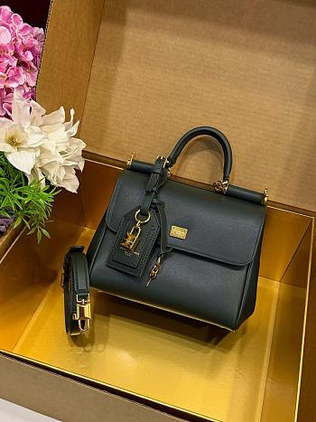 Okify Dolce & Gabbana My Sicily Medium Bag Dark Green 21x19x14cm