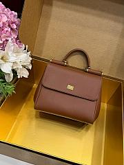 Okify Dolce & Gabbana My Sicily Medium Bag Brown 21x19x14cm - 6