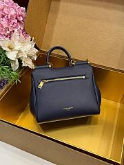 Okify Dolce & Gabbana My Sicily Medium Bag Dark Blue 21x19x14cm - 4