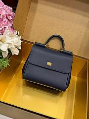 Okify Dolce & Gabbana My Sicily Medium Bag Dark Blue 21x19x14cm - 3