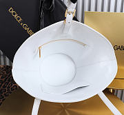 Okify Dolce & Gabbana Capri Bag White 18x15x13cm - 5
