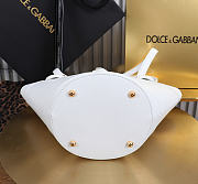 Okify Dolce & Gabbana Capri Bag White 18x15x13cm - 4