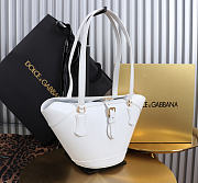 Okify Dolce & Gabbana Capri Bag White 18x15x13cm - 2