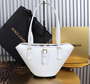Okify Dolce & Gabbana Capri Bag White 18x15x13cm - 1