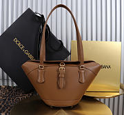 Okify Dolce & Gabbana Capri Bag Brown 18x15x13cm - 1