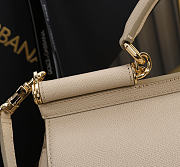 Okify Dolce & Gabbana Sicily Bag Beige 29x18x12cm - 5