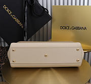 Okify Dolce & Gabbana Sicily Bag Beige 29x18x12cm - 4