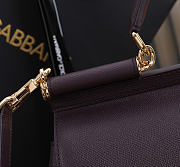 Okify Dolce & Gabbana Sicily Bag Dark Purple 29x18x12cm - 6