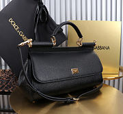 Okify Dolce & Gabbana Sicily Bag Black 29x18x12cm - 5