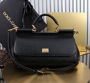 Okify Dolce & Gabbana Sicily Bag Black 29x18x12cm - 3