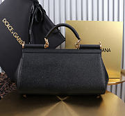 Okify Dolce & Gabbana Sicily Bag Black 29x18x12cm - 2