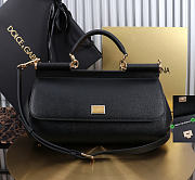 Okify Dolce & Gabbana Sicily Bag Black 29x18x12cm - 1