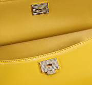 Okify Dolce & Gabbana Sicily Bag Yellow Patent 25x17x9cm - 3