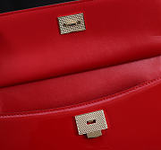 Okify Dolce & Gabbana Sicily Bag Red Patent 25x17x9cm - 2