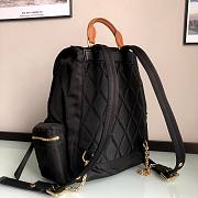 Okify Burberry Black Backpack 33x22x14cm - 6